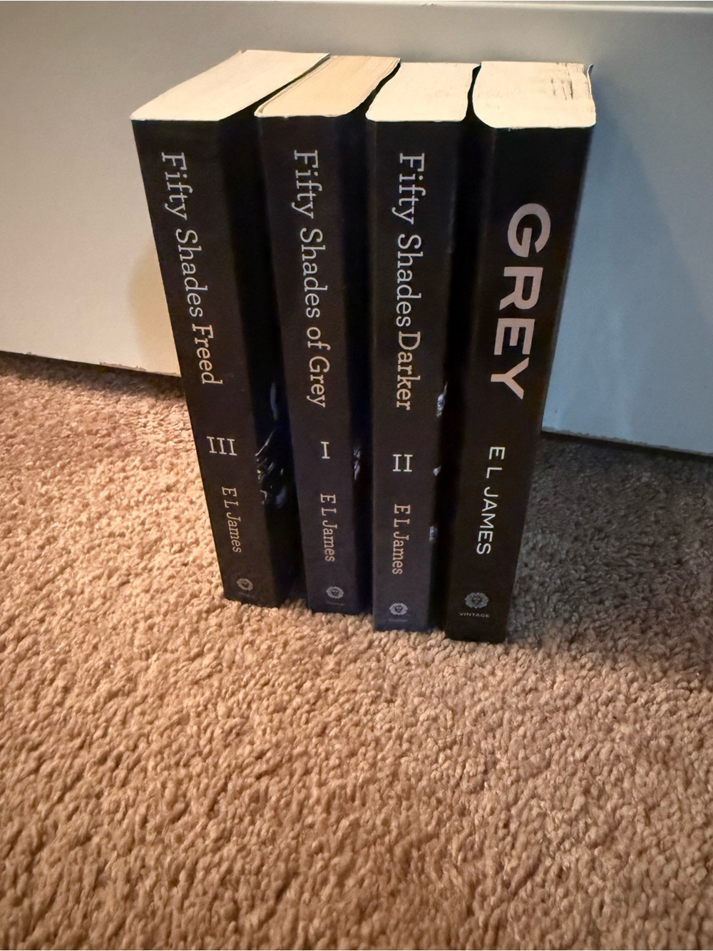 Fifty Shades Book Set (Grey/Black) by E L James